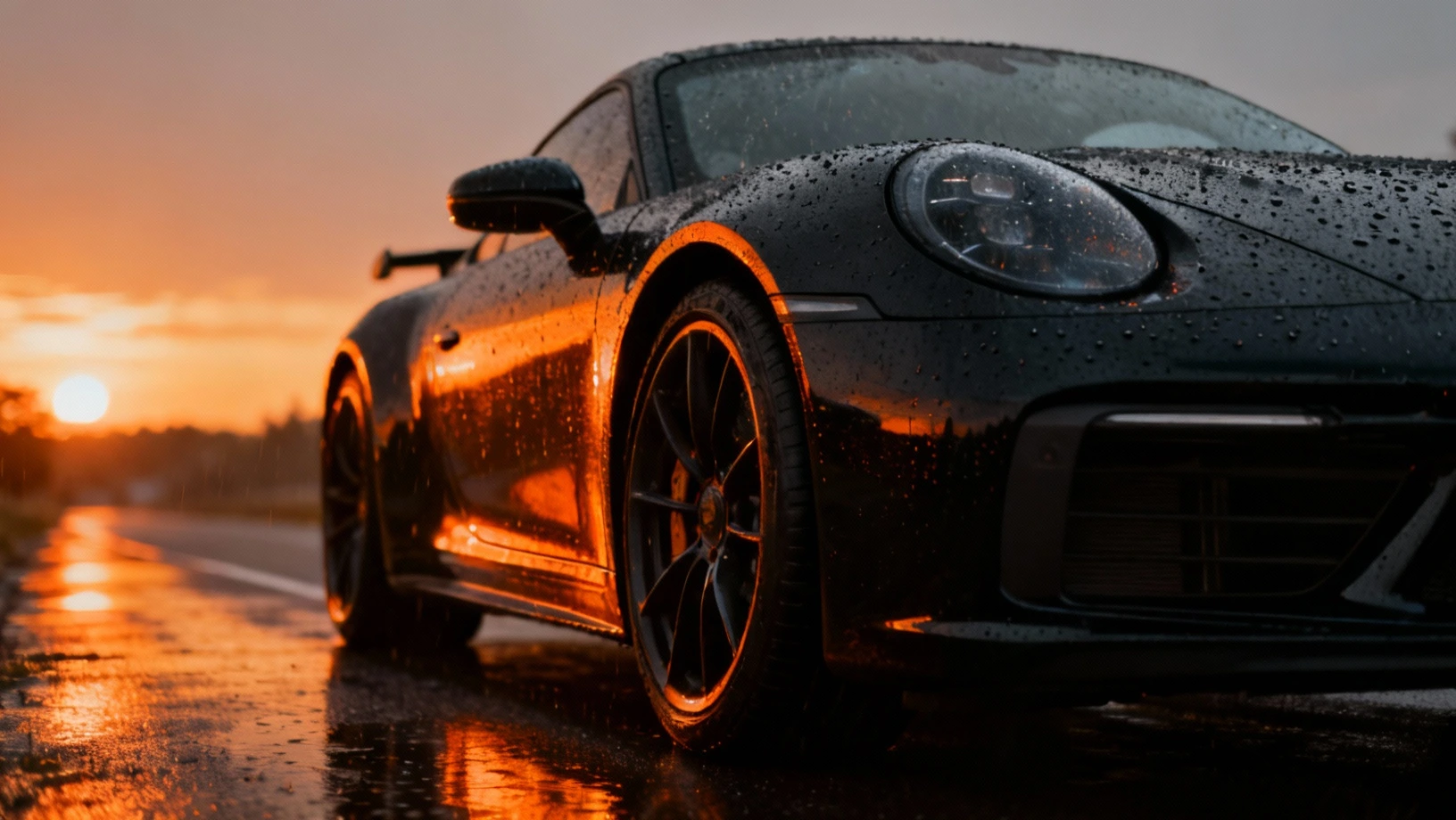 Automobile sur route